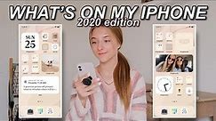 WHAT’S ON MY iPHONE 12 2020 // must have apps & iOS 14 home screen