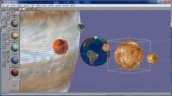 Solar System Part 2: 3D Modelling with Anim8or - Adding Texture Maps on 3D Objects