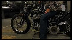 Classic 1947 Harley Davidson Knucklehead Motorcycle