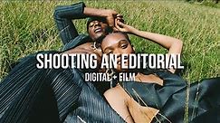 Shooting an Editorial for Nataal Magazine on Digital + Film (Canon 5D + Kodak Colorplus on Canon A1)