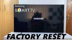 How To Factory Reset Samsung Smart TV - Hard Reset Samsung Smart TV