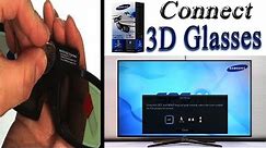 How to use 3D glasses samsung smart tv | how to watch 3d tv