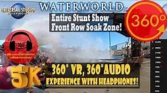 WaterWorld, immersive 360 VR Live Stunt Show - Universal Studios Hollywood [5K 360° | 360° Audio]