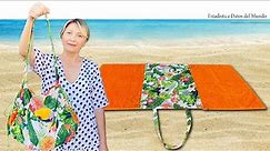 Make This Easy Towel Bag For The Beach / Sewing Trick For Beginners