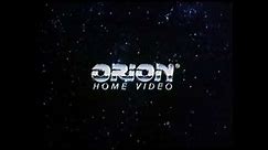 Orion Home Video Still / FBI Warning Screen / Orion Home Video Logo / Orion Classics