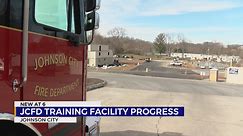Concrete poured for Johnson City’s new fire training facility