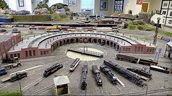 Large HO Scale Gauge Model Train Layout at Hagerstown Roundhouse Railroad Museum