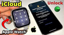 Remove activation lock ON Apple Watch! anySeries!! FREE!! Unlock iCloud Apple Watch 1000%✅