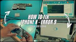 How to Easily Fix iPhone X Error 9