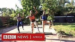 Follow-along 5-minute African Dance workout with Kukuwa Fitness - BBC Africa