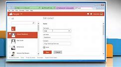 How to edit or delete a contact in Outlook.com