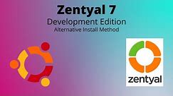Zentyal 7 Development Edition - Alternative Install