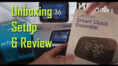 Lenovo Smart Clock Essential Unboxing Setup & Review