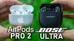 Bose QuietComfort ULTRA vs NEW AirPods Pro 2 w/USB-C (Tested and Compared!)