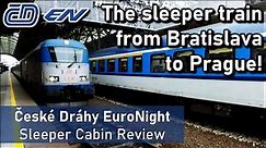 České Dráhy EuroNight Sleeper Cabin Review (Bratislava to Prague)