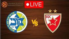 🔴 Live: Maccabi Tel Aviv vs Crvena zvezda | EuroLeague 2023-2024 | Live Play by Play Scoreboard
