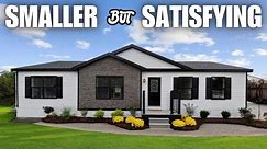 PETITE & NEW modular home with "unforgettable" pantry! Smaller prefab house tour!