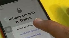 How do i unlock my iPhone locked to owner #iphoneunlock