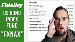 FXNAX - Fidelity U.S. Bond Index Fund