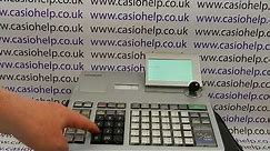 Factory Reset Casio PCR-T2400 Electronic Cash Register