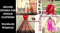 Online Stores for Indian Clothing | How to Order Video | Worldwide Shipping