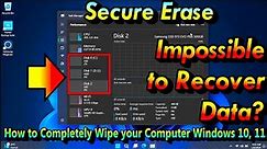 How To Completely Wipe Your Computer Windows 10, 11