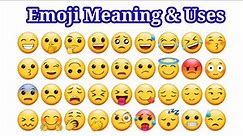 Emoji Meaning and Uses/Emoji Name and their Meaning/Emoji Ka Matlab/Emoji Meanings
