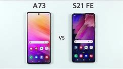 Samsung A73 vs Samsung S21 FE | SPEED TEST