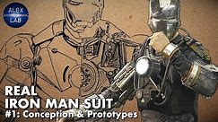 Building real Iron Man suit (Part#1: Conception & Protoypes. Reactor, Repulsor, Armor, Exosuit)