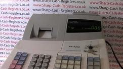 How To Reset Faulty Sharp XE-A202 / XEA202 Cash Register