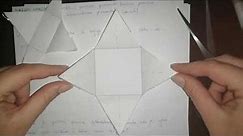 Pravilna četverostrana piramida - mreža i površina