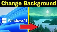 How To Change Desktop Background image in Windows 11 - Tutorial - Quick Tech Tips 2022