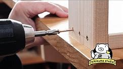 Use this Wood Screw to Assemble | 3 minutes guide for woodworking beginners (subtitled)