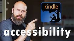 Kindle App Accessibility On The Amazon Fire Tablet - The Blind Life