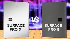 Microsoft Surface Pro 8 VS Microsoft Surface Pro X