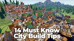 Minecraft | 14 Must Know Starting Tips For Building a City