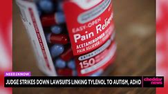Judge struck down lawsuits linking Tylenol to Autism, ADHD