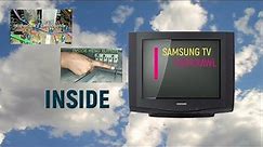 PARTS OF CRT TV | INSIDE A SAMSUNG TV | DUST CLEANING OF TV | COMPONENTS OF TV EASILY EXPLAINED | TV