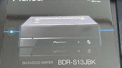 Pioneer Blu-ray Drive BDR-S13JBK Unboxing