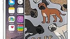 Head Case Designs Bullmastiff Dog Breed Patterns Soft Gel Case Compatible with Apple iPhone 6 / iPhone 6s