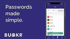 How to Create and Share Passwords with BUNKR