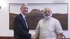 PM Modi Meets Apple Chief Tim Cook, Launch Updated 'Modi App'
