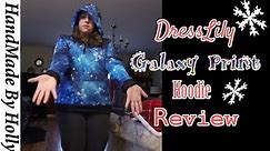 REVIEW Dresslily Galaxy Print Hoodie