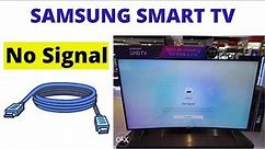 Samsung TV: HDMI Ports No Signal - Fix it Now
