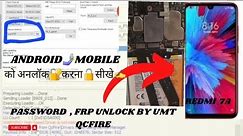 Redmi 7a password frp unlock by umt || android mobile unlocking