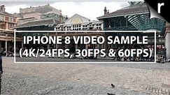 Apple iPhone 8 video sample (4K/24fps, 30fps & 60fps)