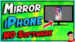 How To Mirror iPhone To PC Without Downloading Any Software To PC