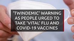 'Twindemic' warning as people urged to take 'vital' flu and Covid-19 vaccines