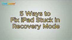 How to Fix iPad Stuck in Recovery Mode in 5 Ways