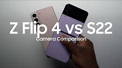 Samsung Galaxy Z Flip 4 vs Galaxy S22 Camera Comparison